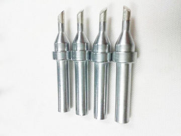 Tin / Copper Solder Tip Round Tip Type Welding Tips For Soldering Station